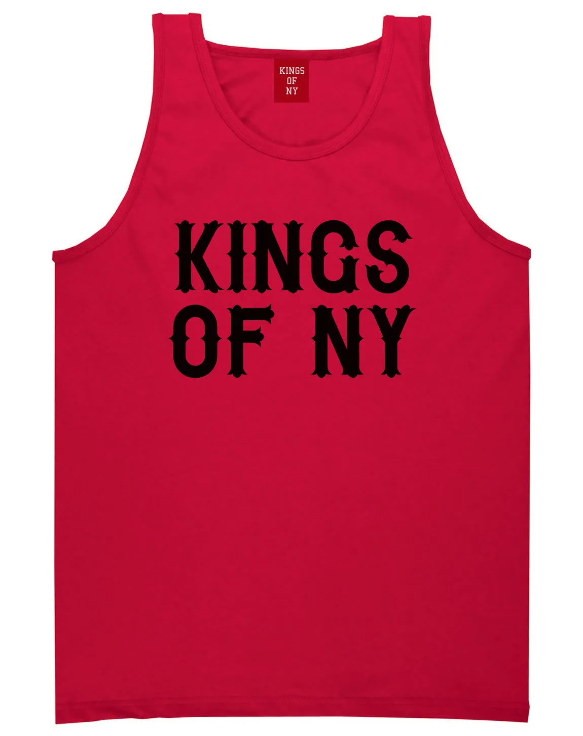 Kings Of NY Retro Font Logo Tank Top