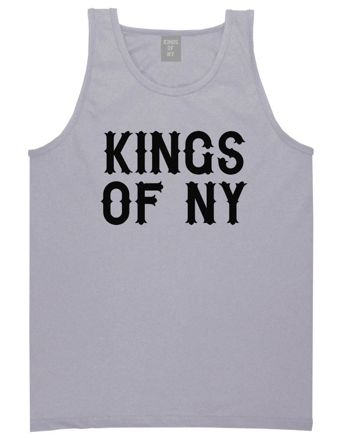 Kings Of NY Retro Font Logo Tank Top