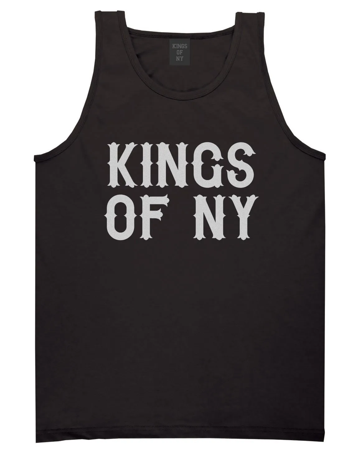 Kings Of NY Retro Font Logo Tank Top