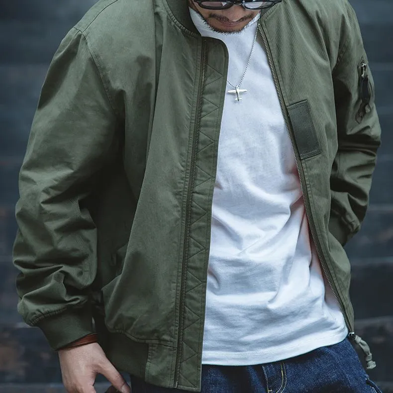 MA-1 Men’s Jackets Green Military Flight Bomber Tank Coat