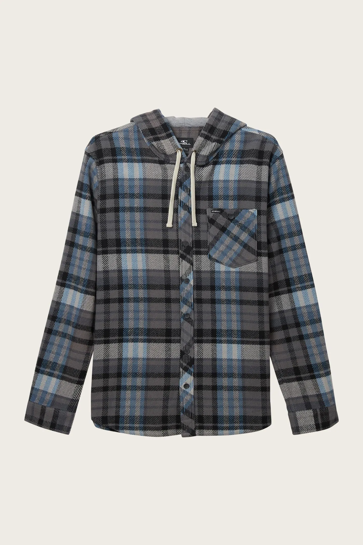 MENS CLAYTON HOODED FLANNEL