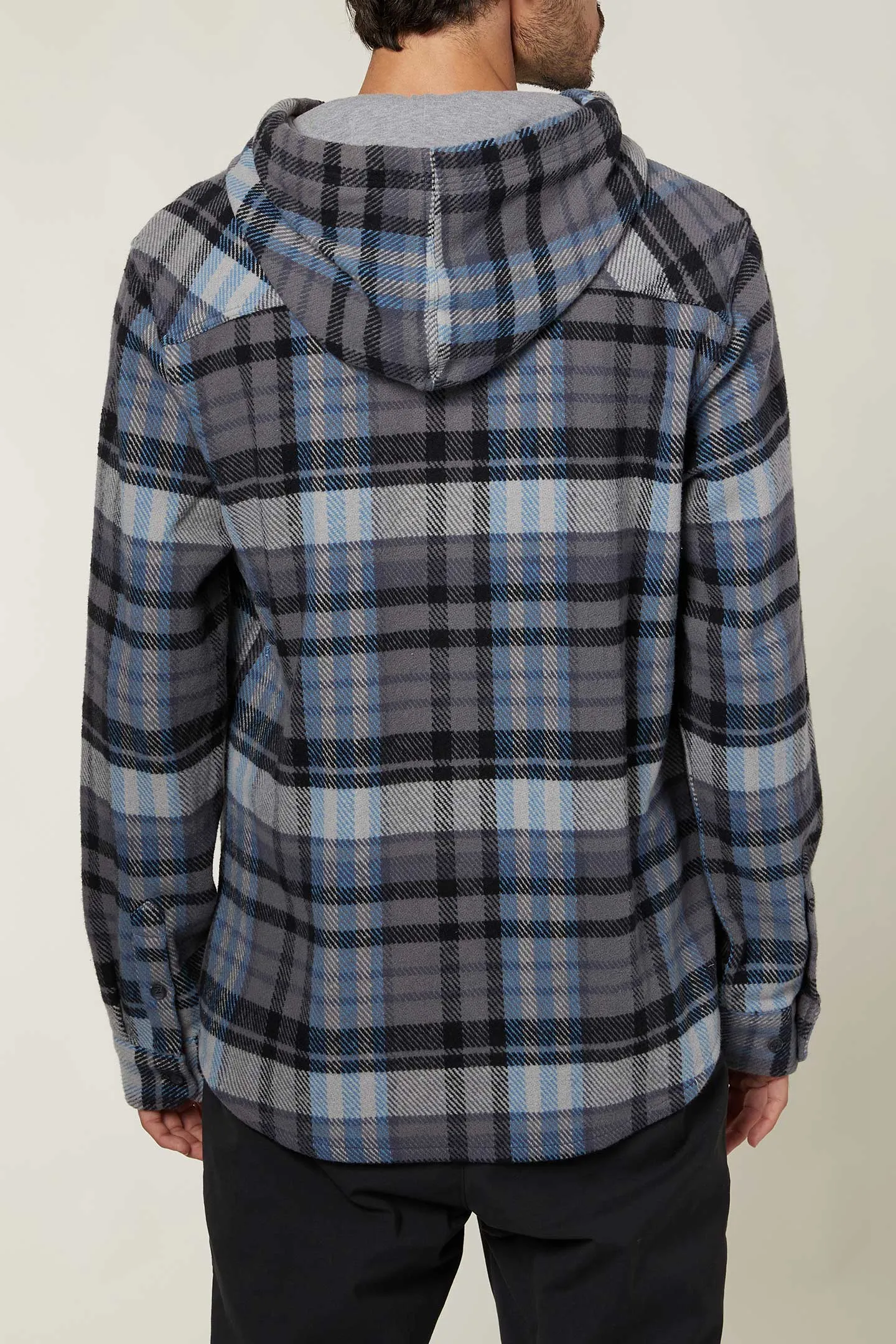 MENS CLAYTON HOODED FLANNEL