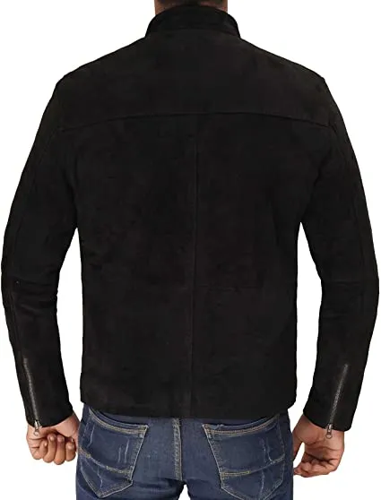 Mission Impossible 6 Tom Cruise Suede Leather Jacket