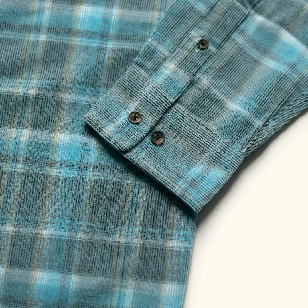 Montana Corduroy Shirt | Wash Blue