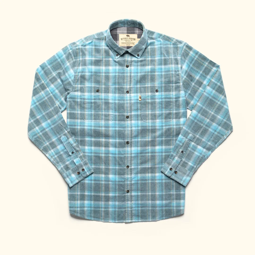 Montana Corduroy Shirt | Wash Blue