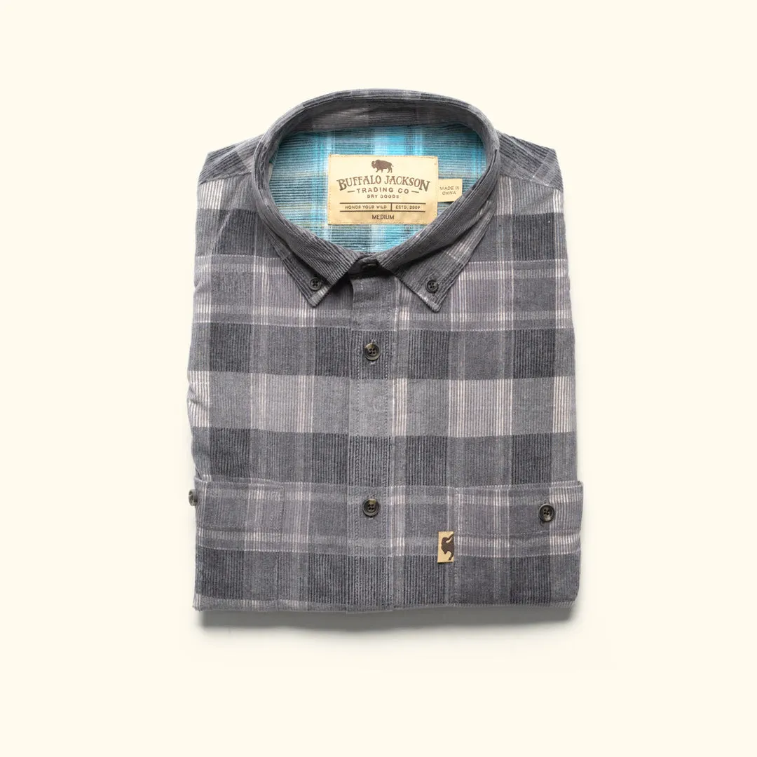 Montana Corduroy Shirt | Wash Gray