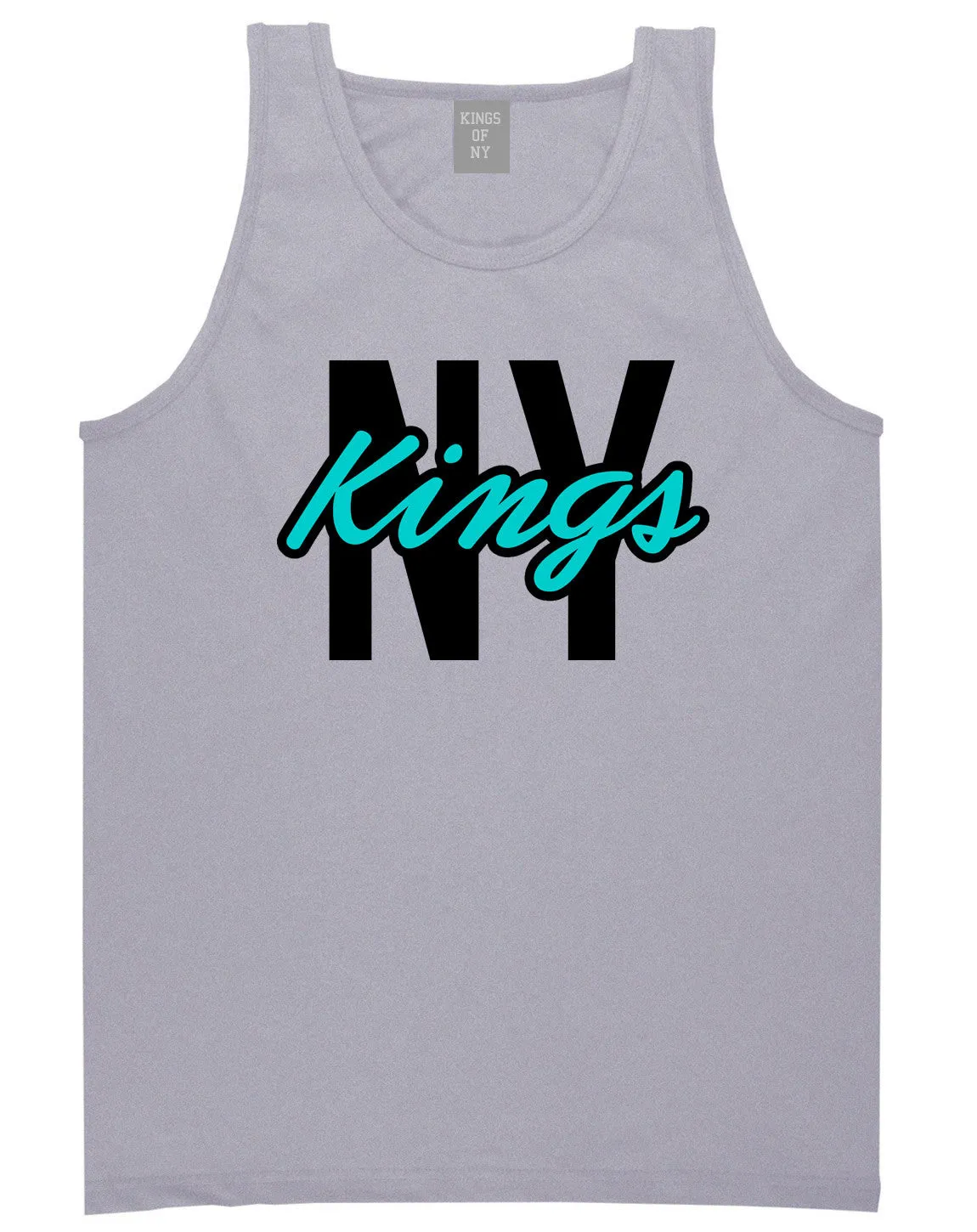 New York Blue Script Streetwear Tank Top