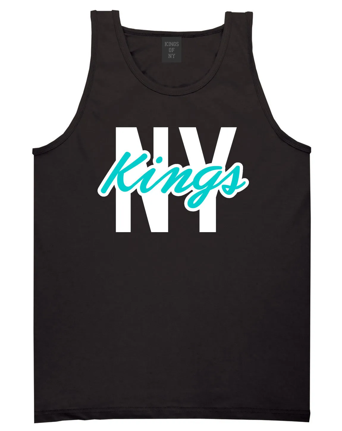 New York Blue Script Streetwear Tank Top