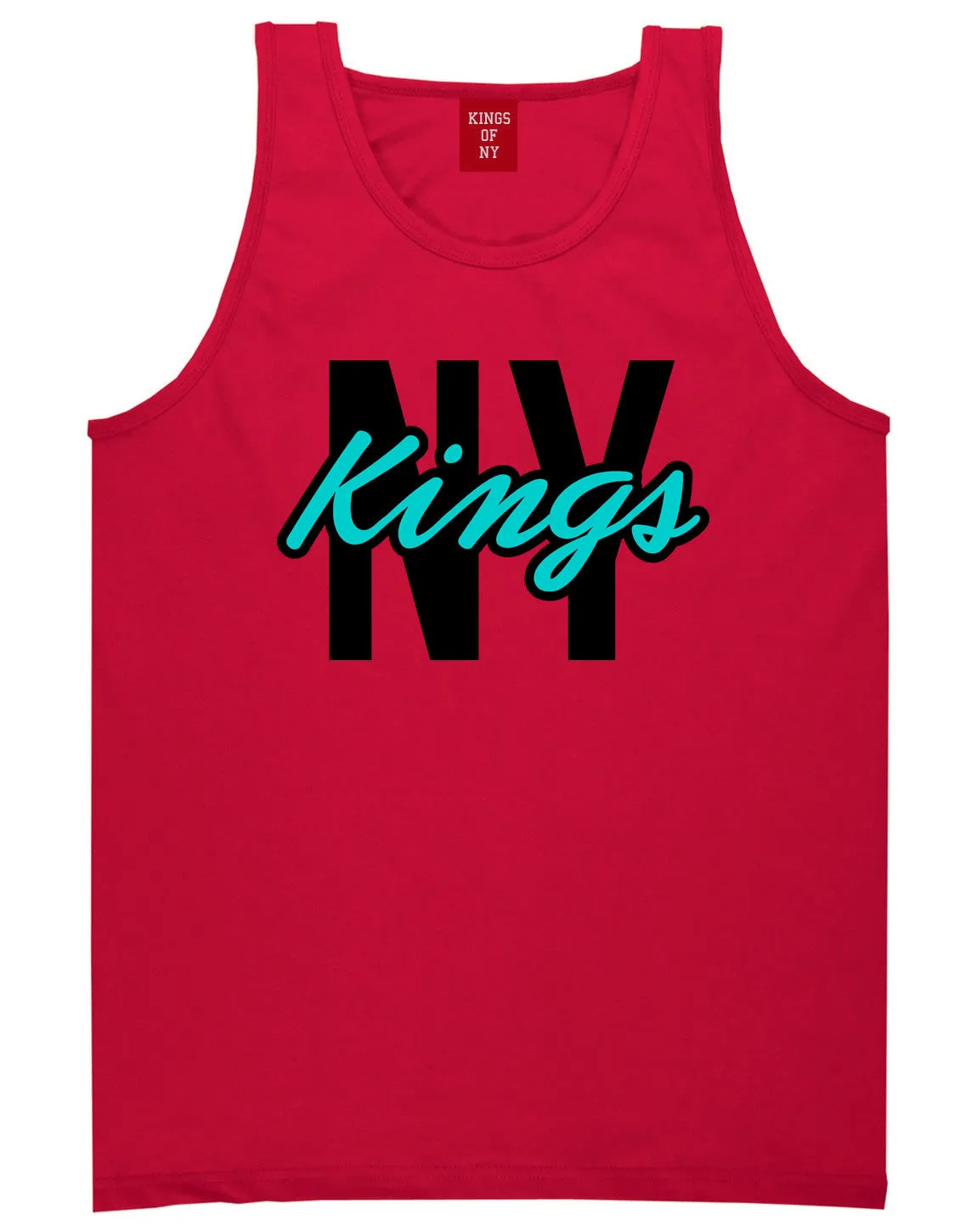 New York Blue Script Streetwear Tank Top