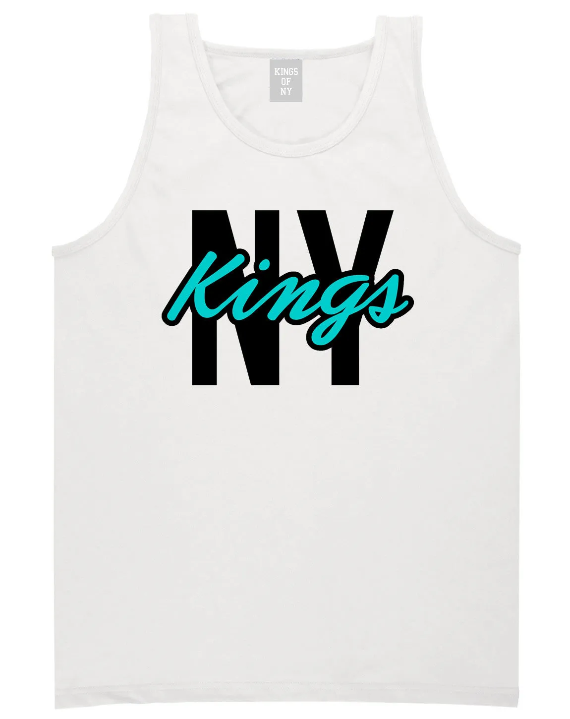 New York Blue Script Streetwear Tank Top