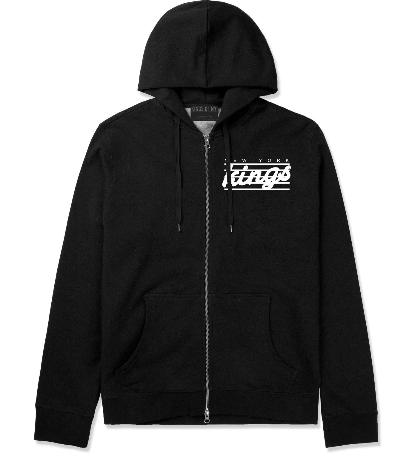 New York Kings Stripes Zip Up Hoodie