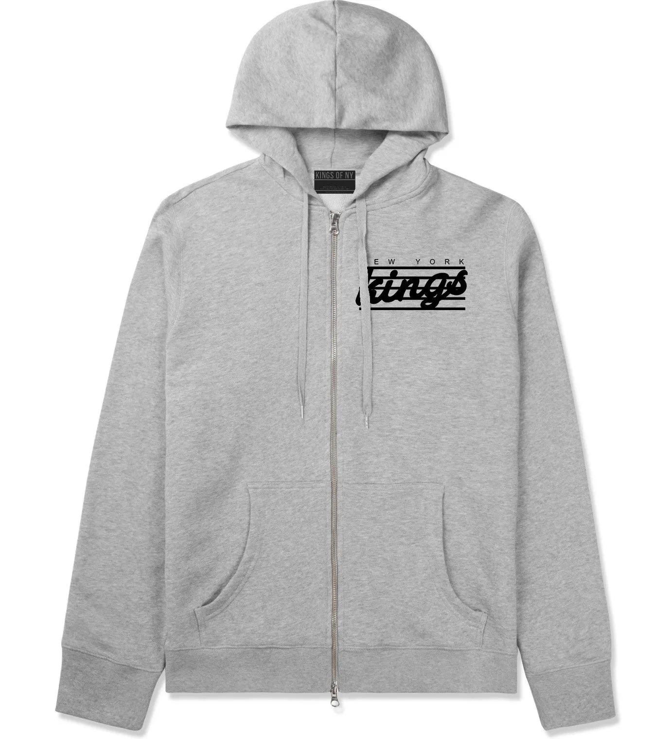 New York Kings Stripes Zip Up Hoodie