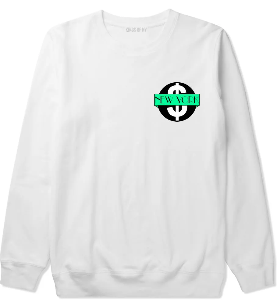 New York Mint Chest Logo Crewneck Sweatshirt