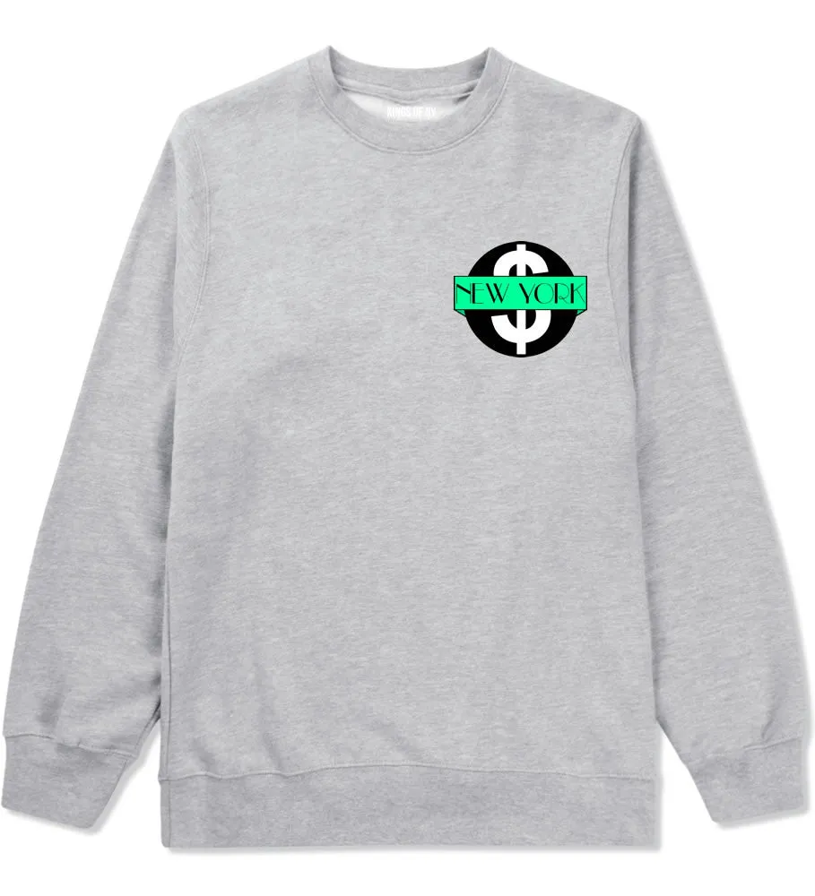 New York Mint Chest Logo Crewneck Sweatshirt