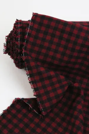 Nicoll - Wool Flannel | Merlot