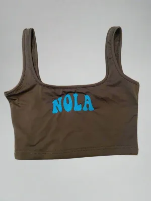 Nola Square Neck Crop Tank