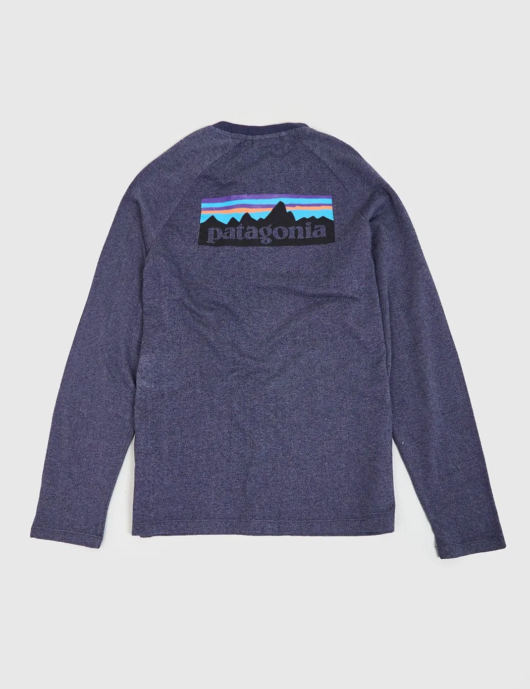 Patagonia P-6 Logo Sweatshirt - Navy Blue