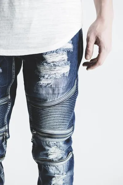 Pete Biker Denim (Indigo)