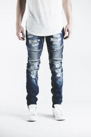 Pete Biker Denim (Indigo)