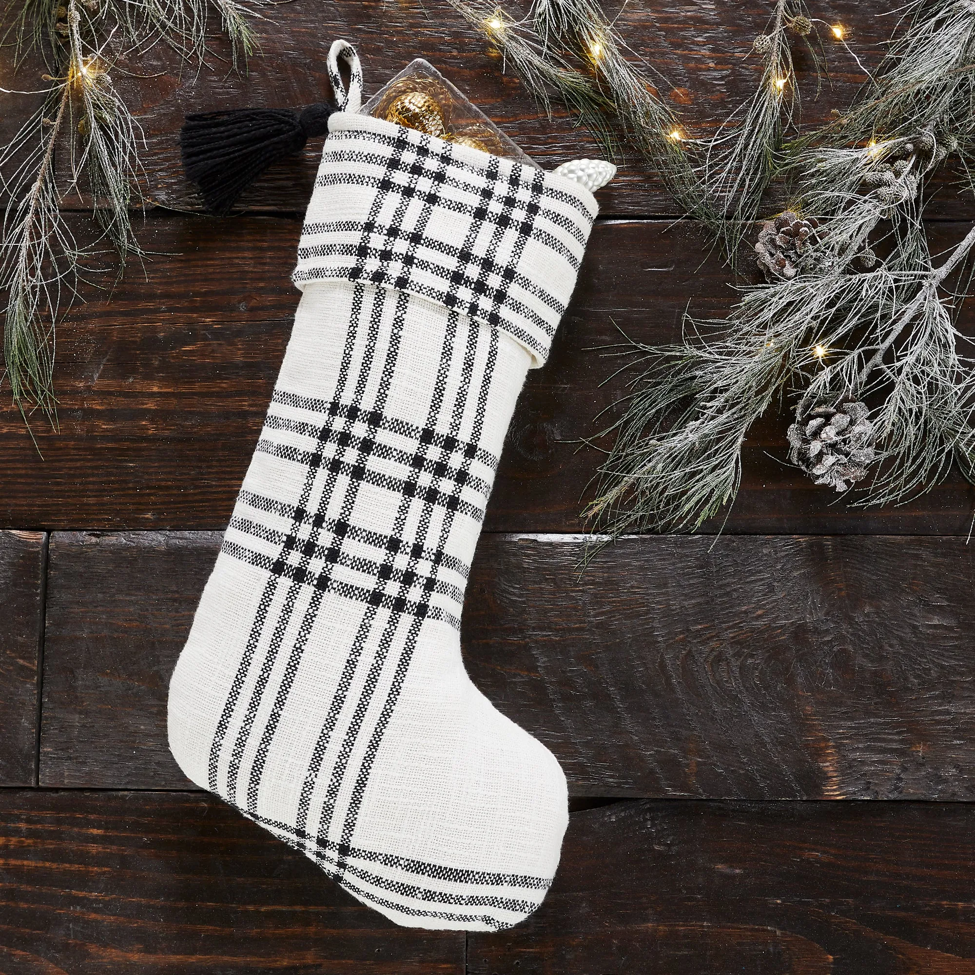 Pine Grove Plaid Stocking 12x20