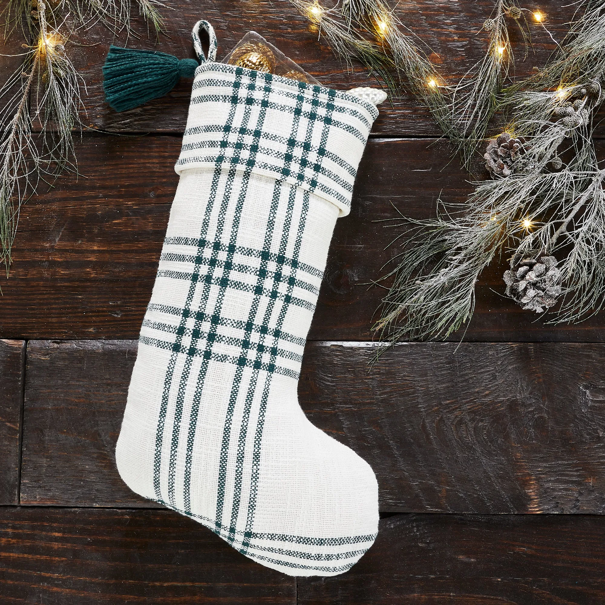 Pine Grove Plaid Stocking 12x20