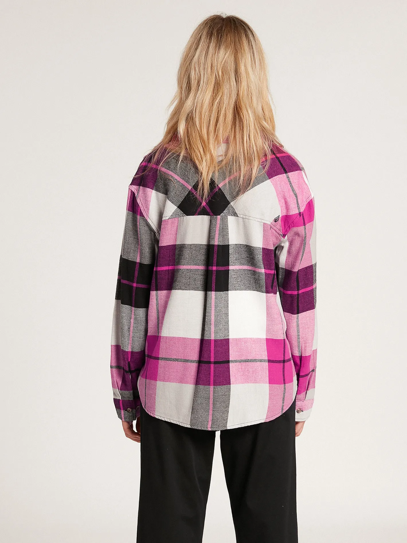 Plaid to Meet U Long Sleeve Flannel - Acai