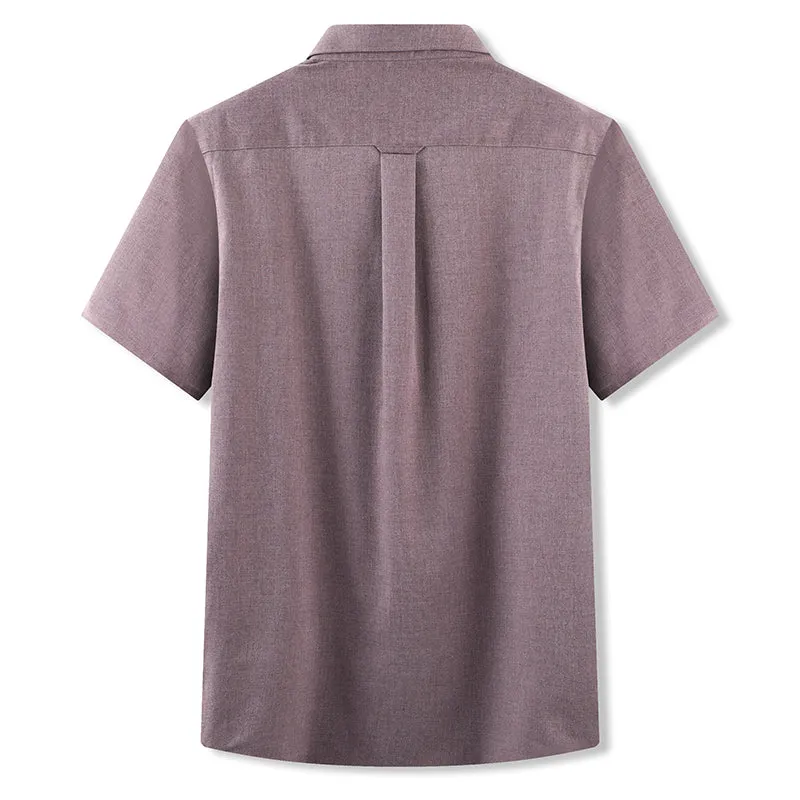 Pologize™ Short Sleeve Thin Button Shirt