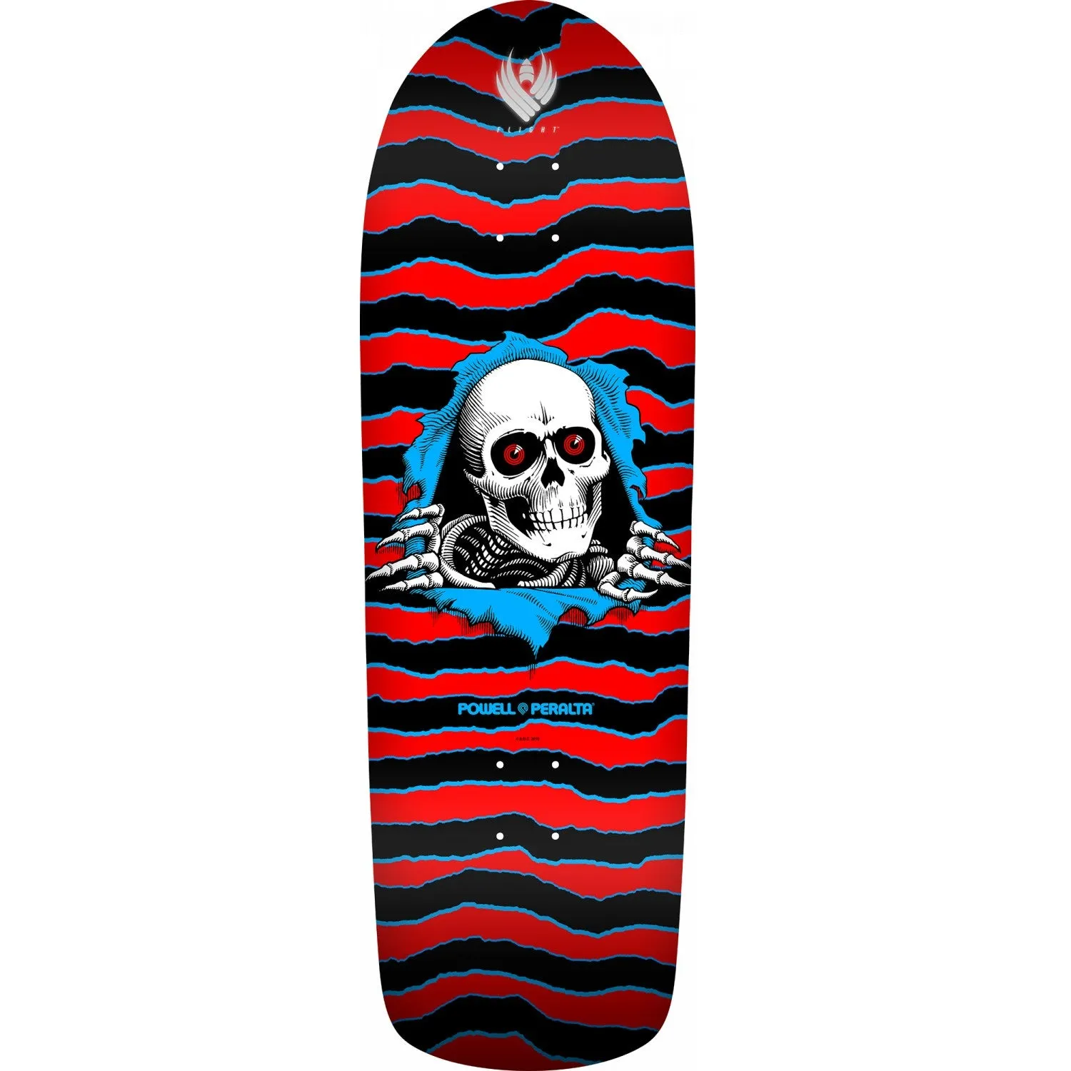 Powell Peralta Ripper 02 Flight Skateboard Deck - 9.7" Red