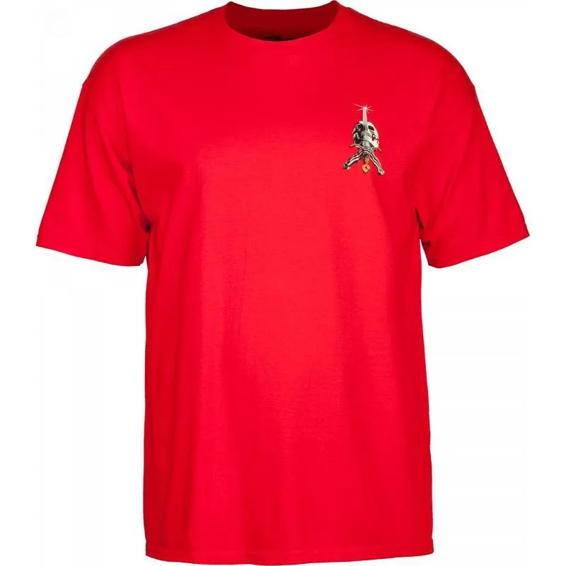 Powell Peralta Skateboards Skull & Sword Red T-Shirts