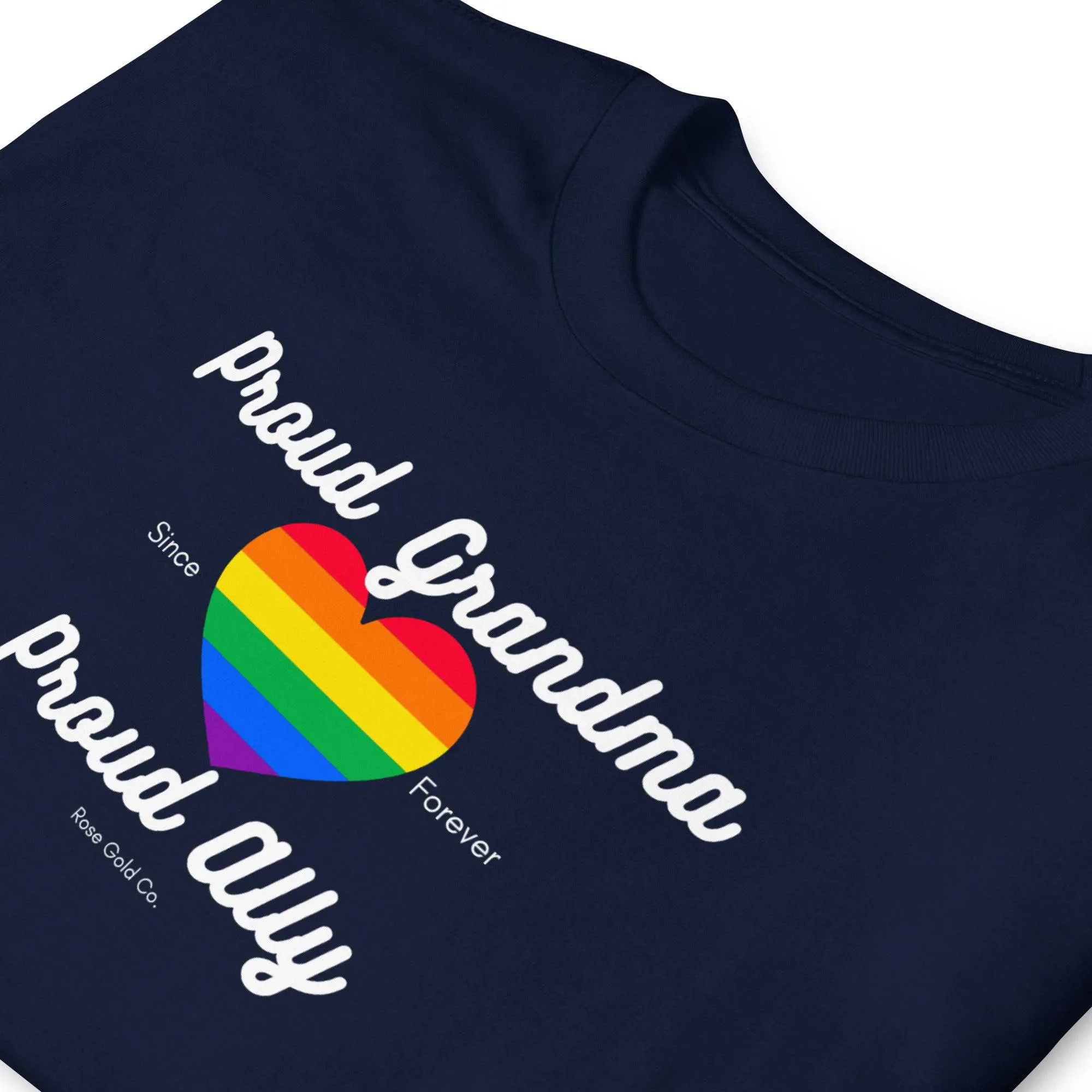 Proud Grandma Ally Pride Short-Sleeve Unisex T-Shirt