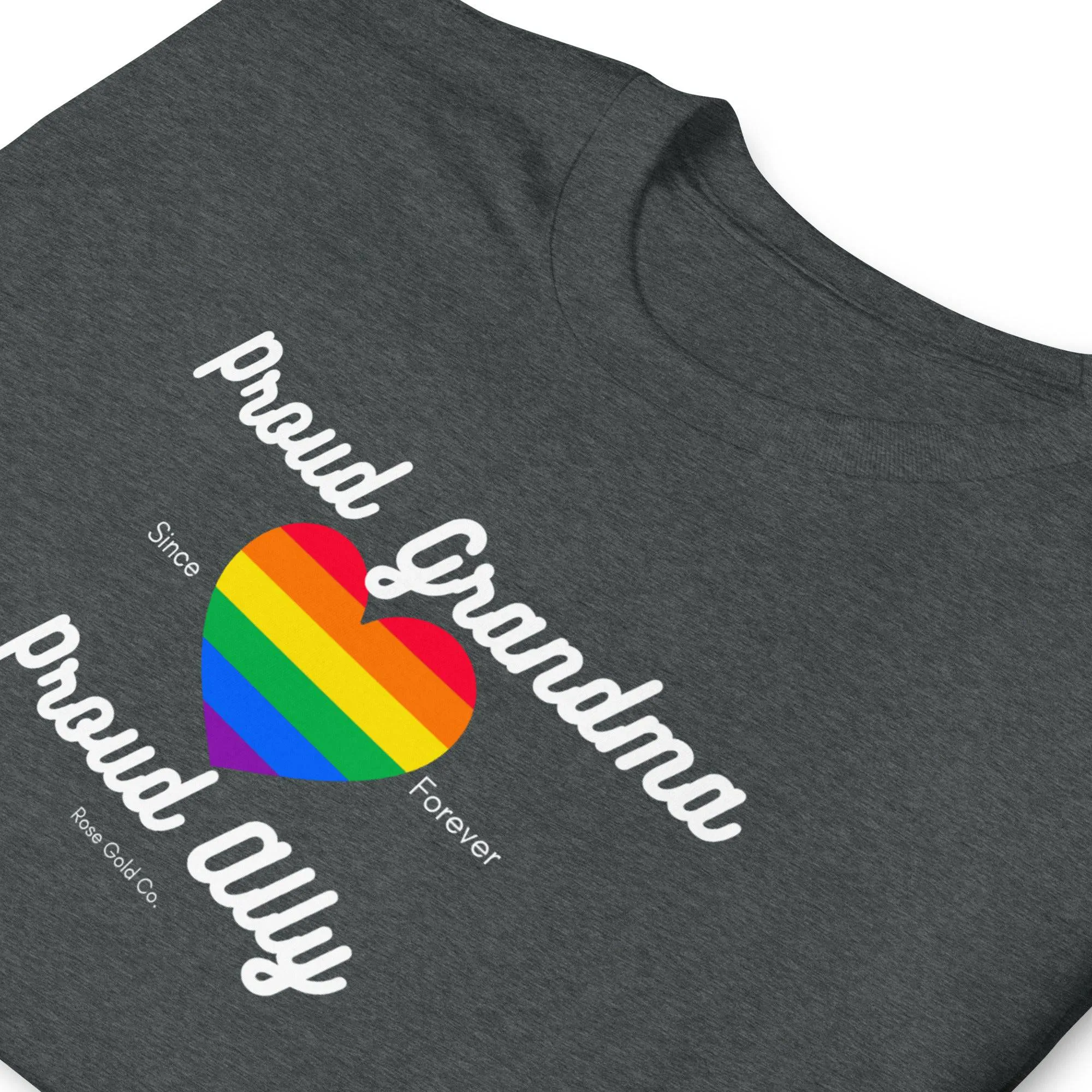 Proud Grandma Ally Pride Short-Sleeve Unisex T-Shirt