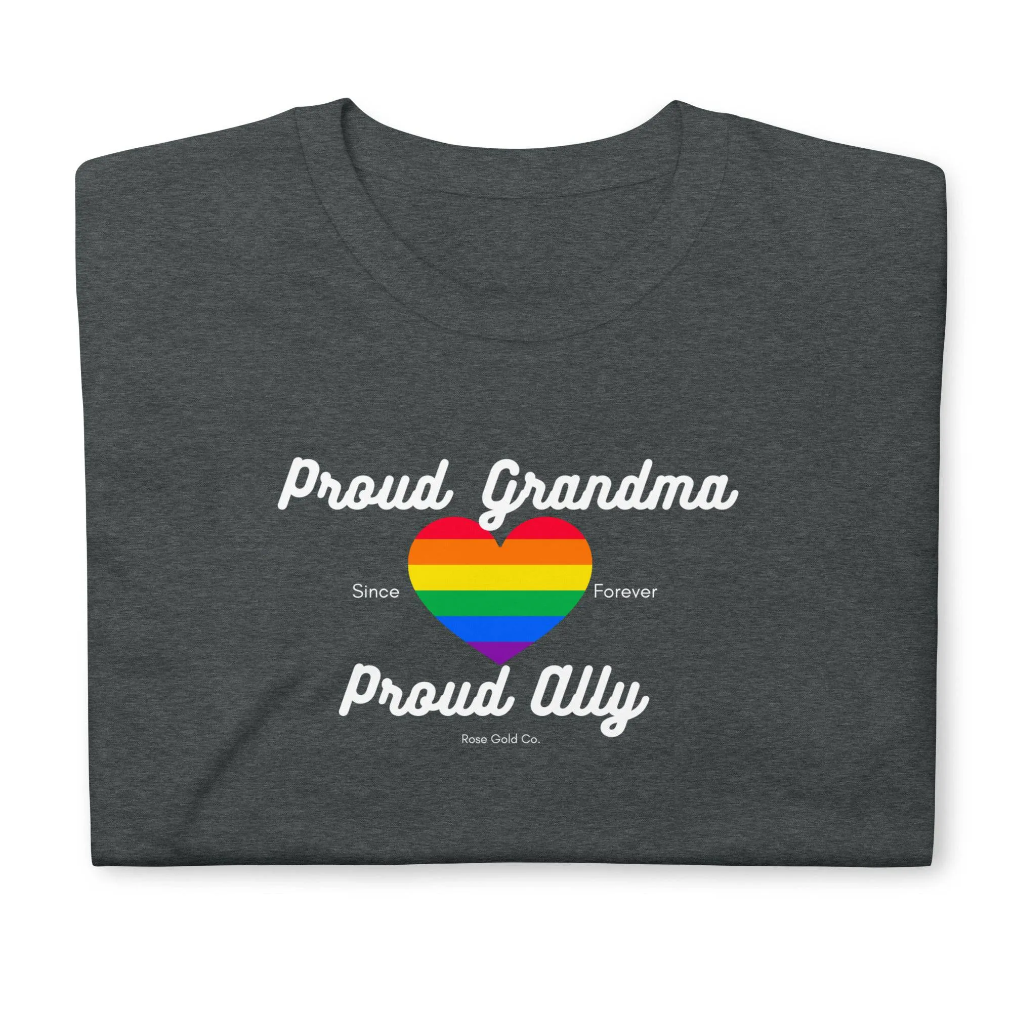 Proud Grandma Ally Pride Short-Sleeve Unisex T-Shirt