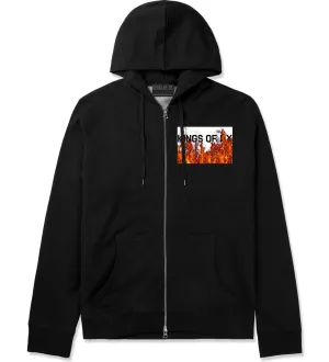 Rising From The Flames Zip Up Hoodie