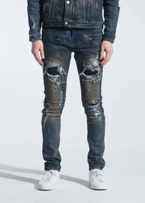 Rivers Biker Denim (Dirty Indigo Wash)