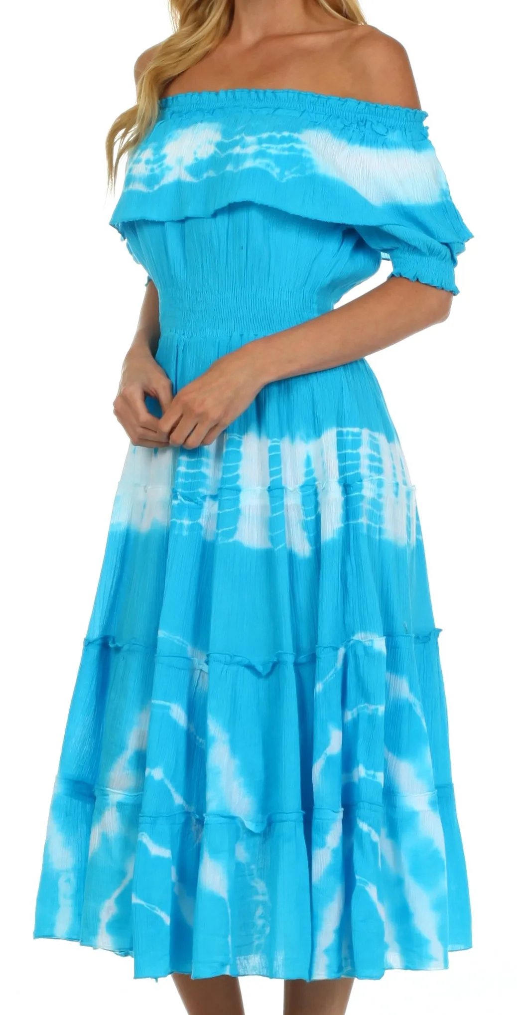 Sakkas Maria Peasant Gypsy Boho Dress