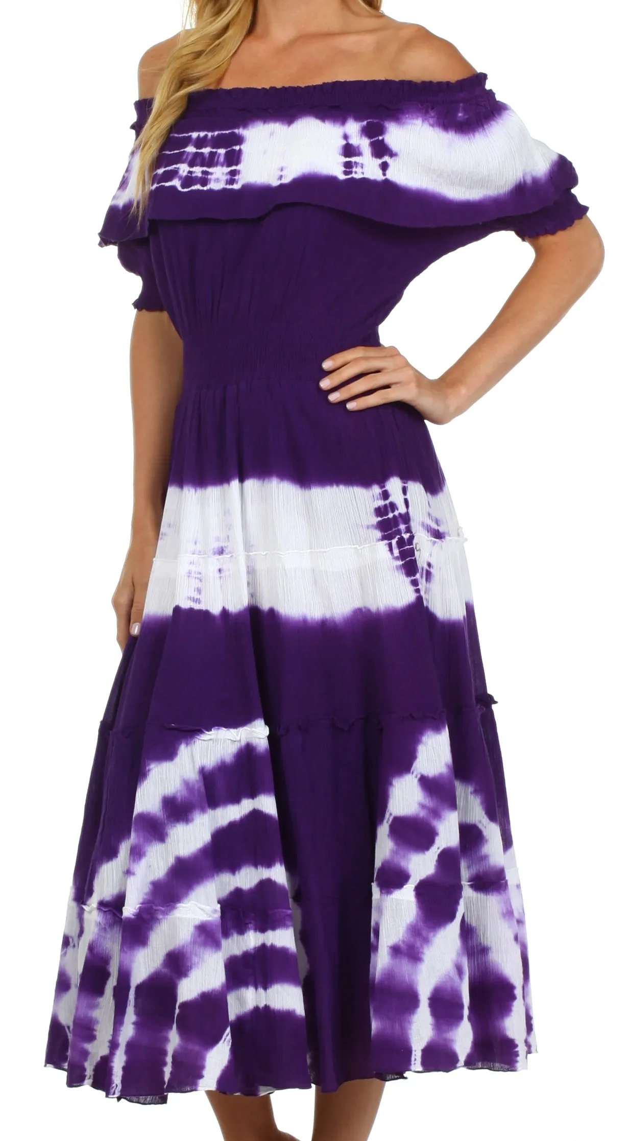 Sakkas Maria Peasant Gypsy Boho Dress