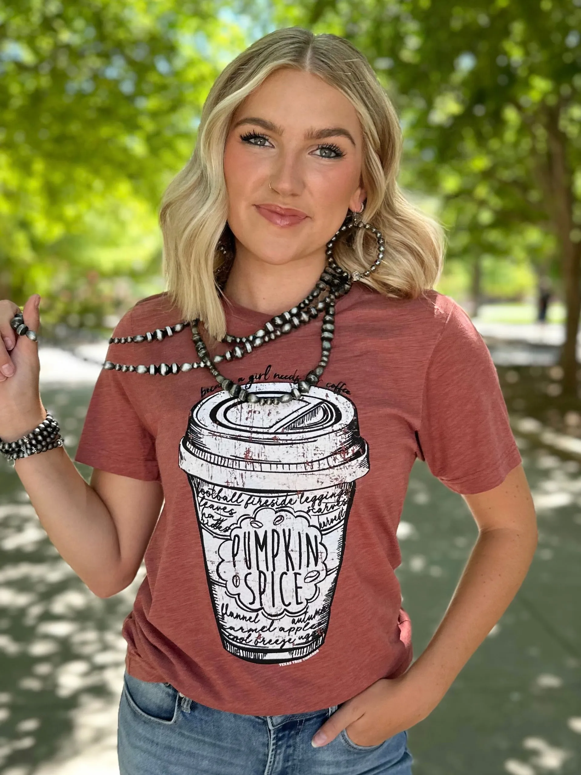 Spiced Pumpkin Tee by Texas True Threads