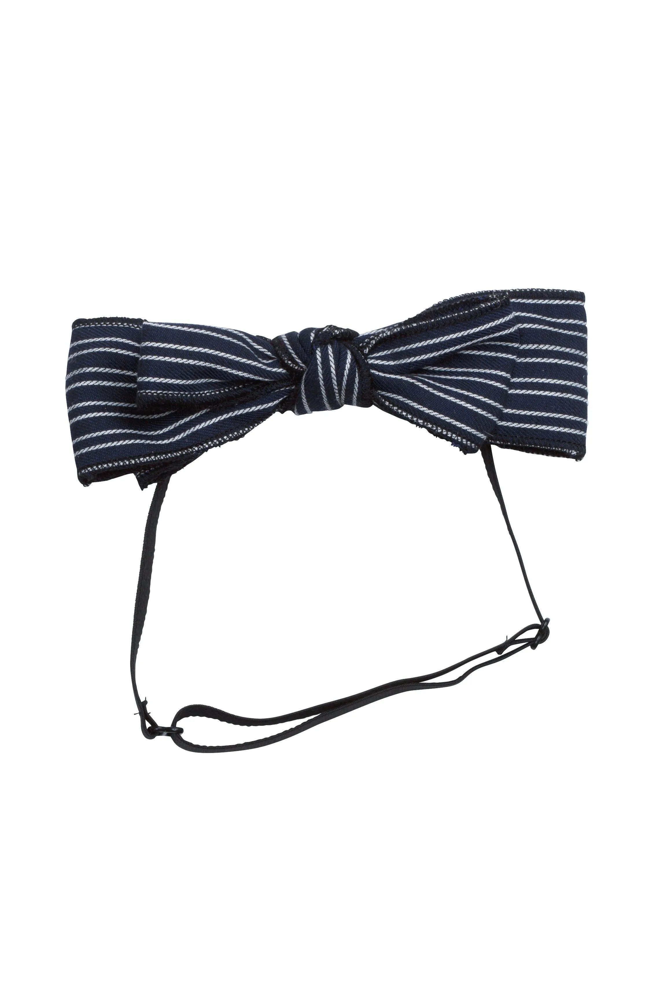 Striped Baby Doll Wrap - Navy