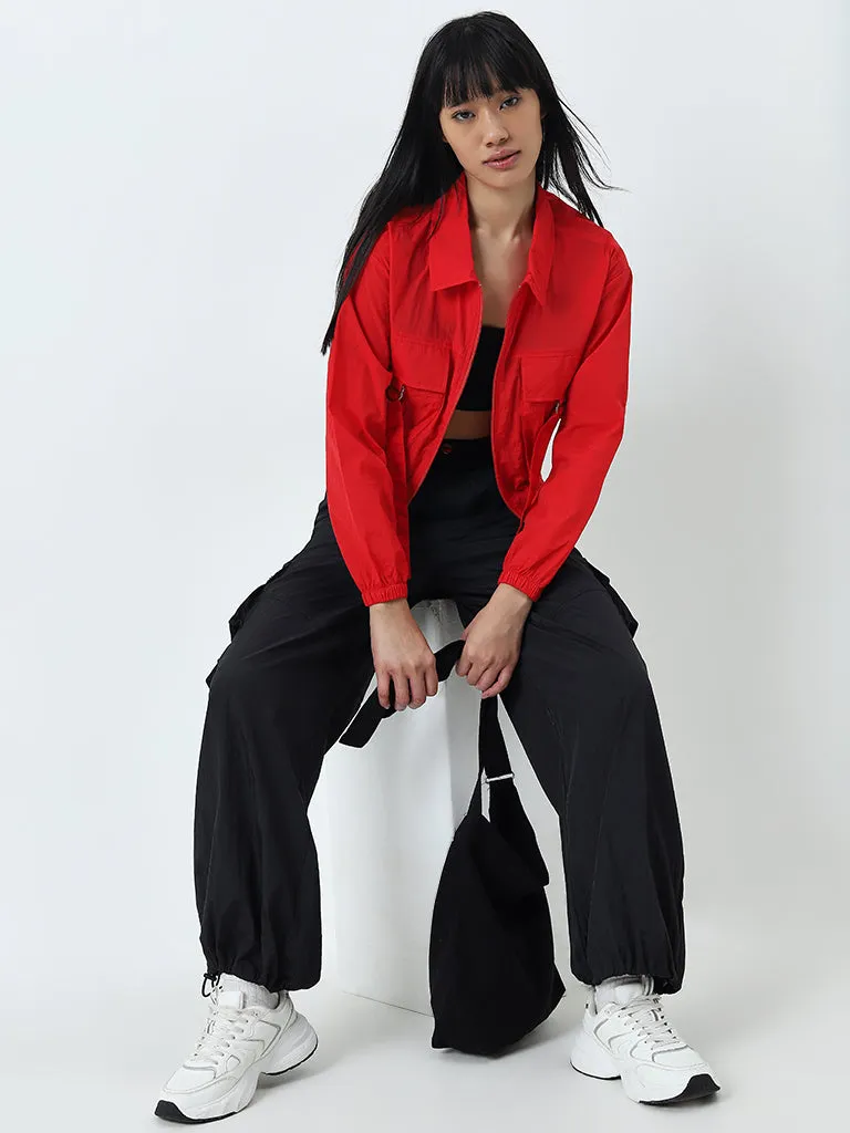 Studiofit Red Utility Jacket