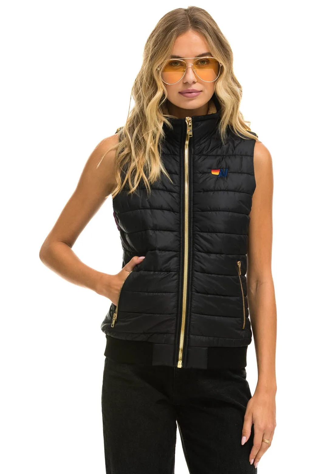 SUNBURST VEST - BLACK