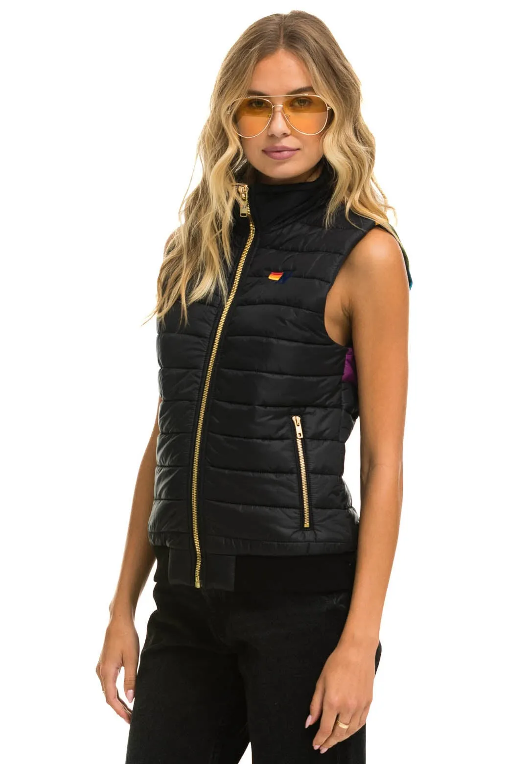 SUNBURST VEST - BLACK