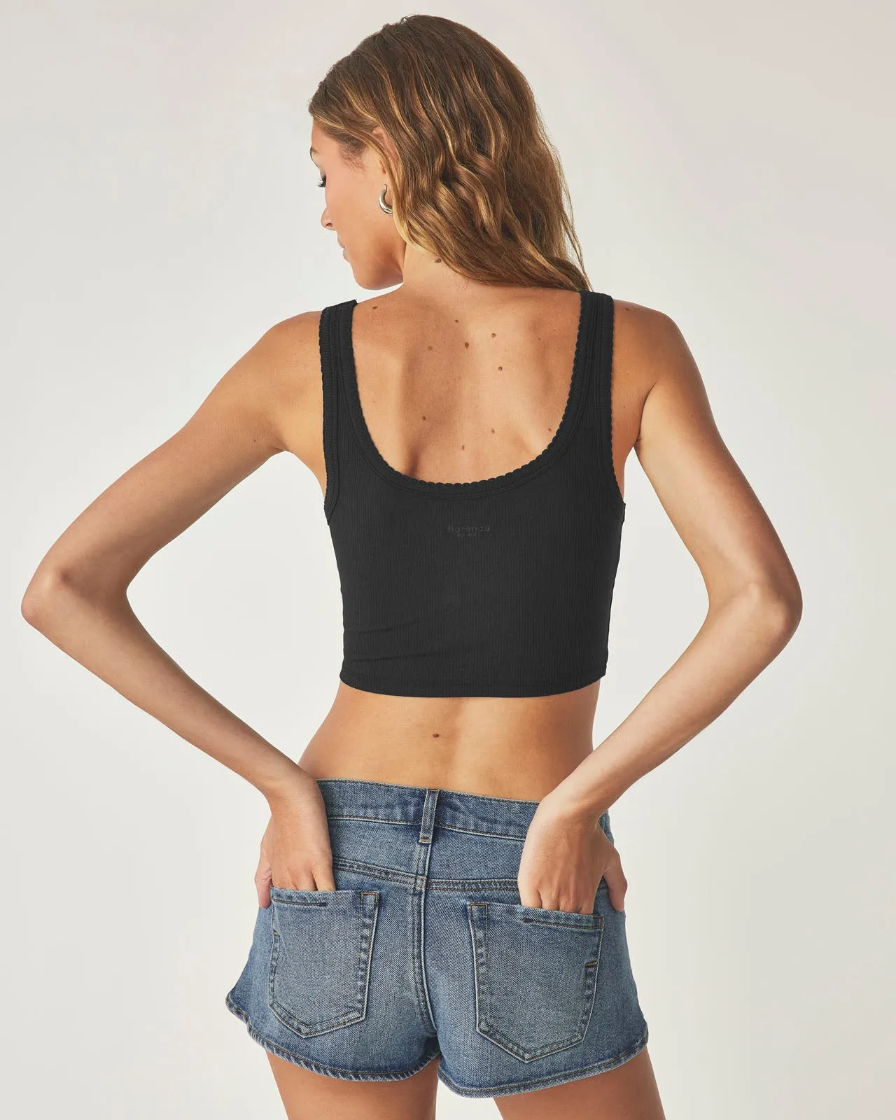 Sweet Solstice Ribbed Crop Tank