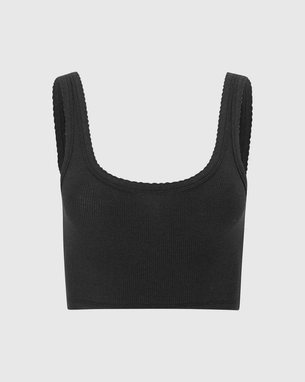 Sweet Solstice Ribbed Crop Tank