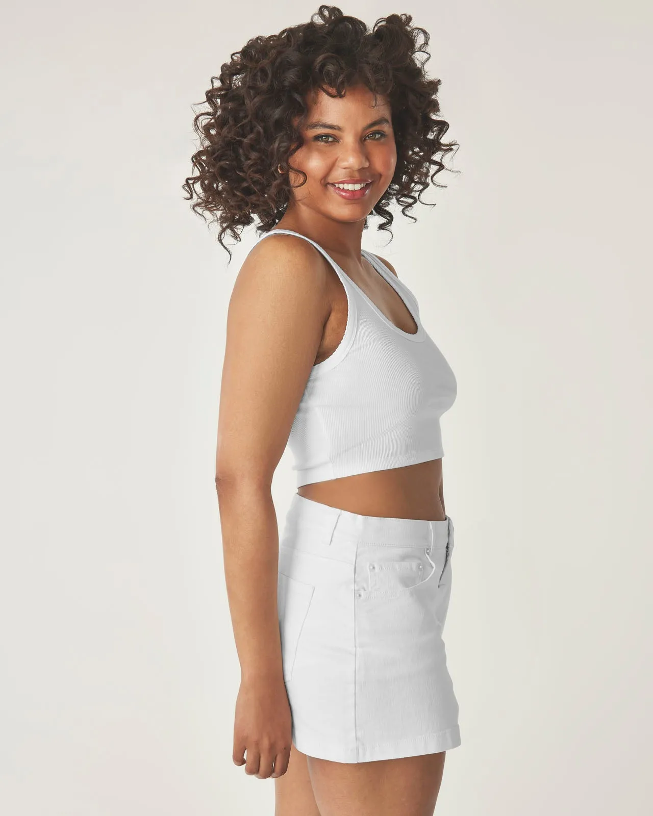 Sweet Solstice Ribbed Crop Tank