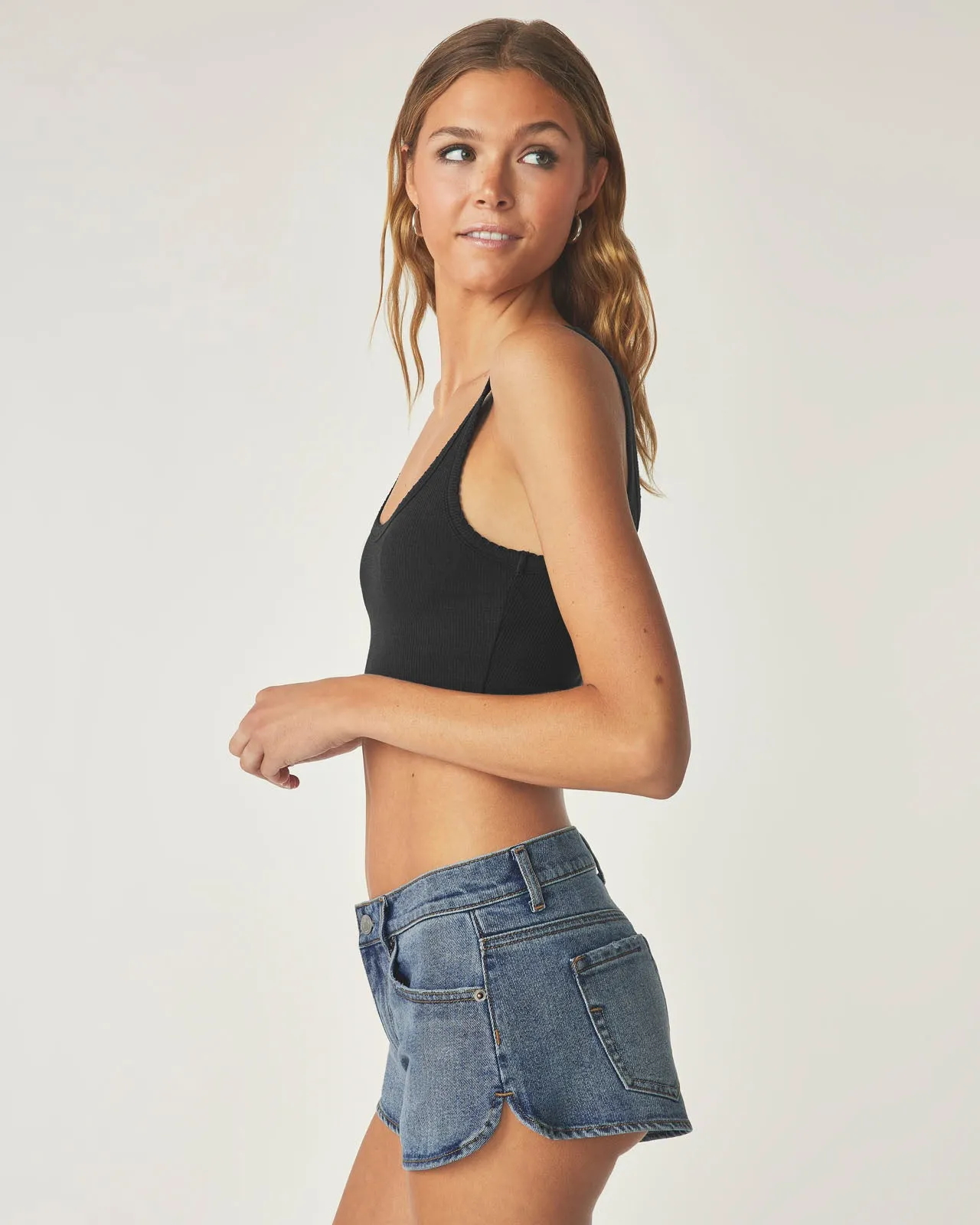 Sweet Solstice Ribbed Crop Tank