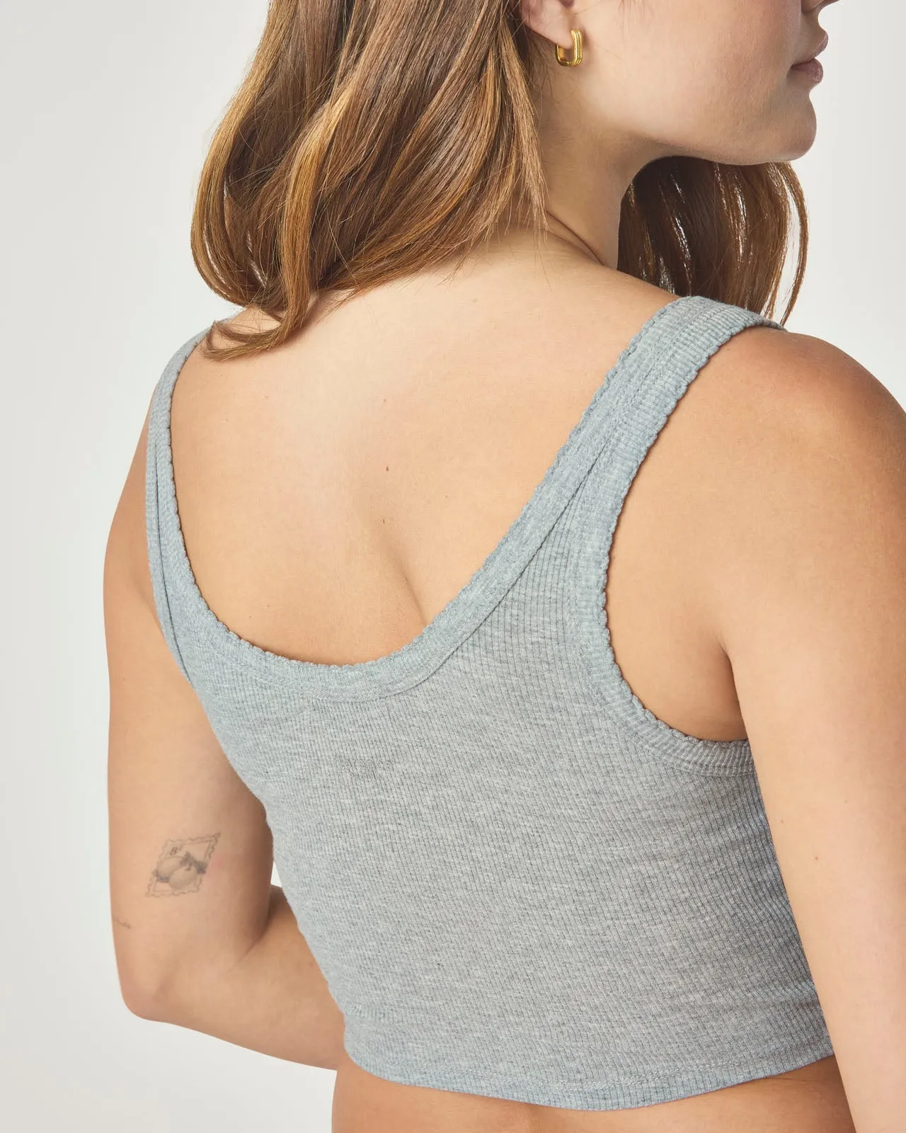 Sweet Solstice Ribbed Crop Tank