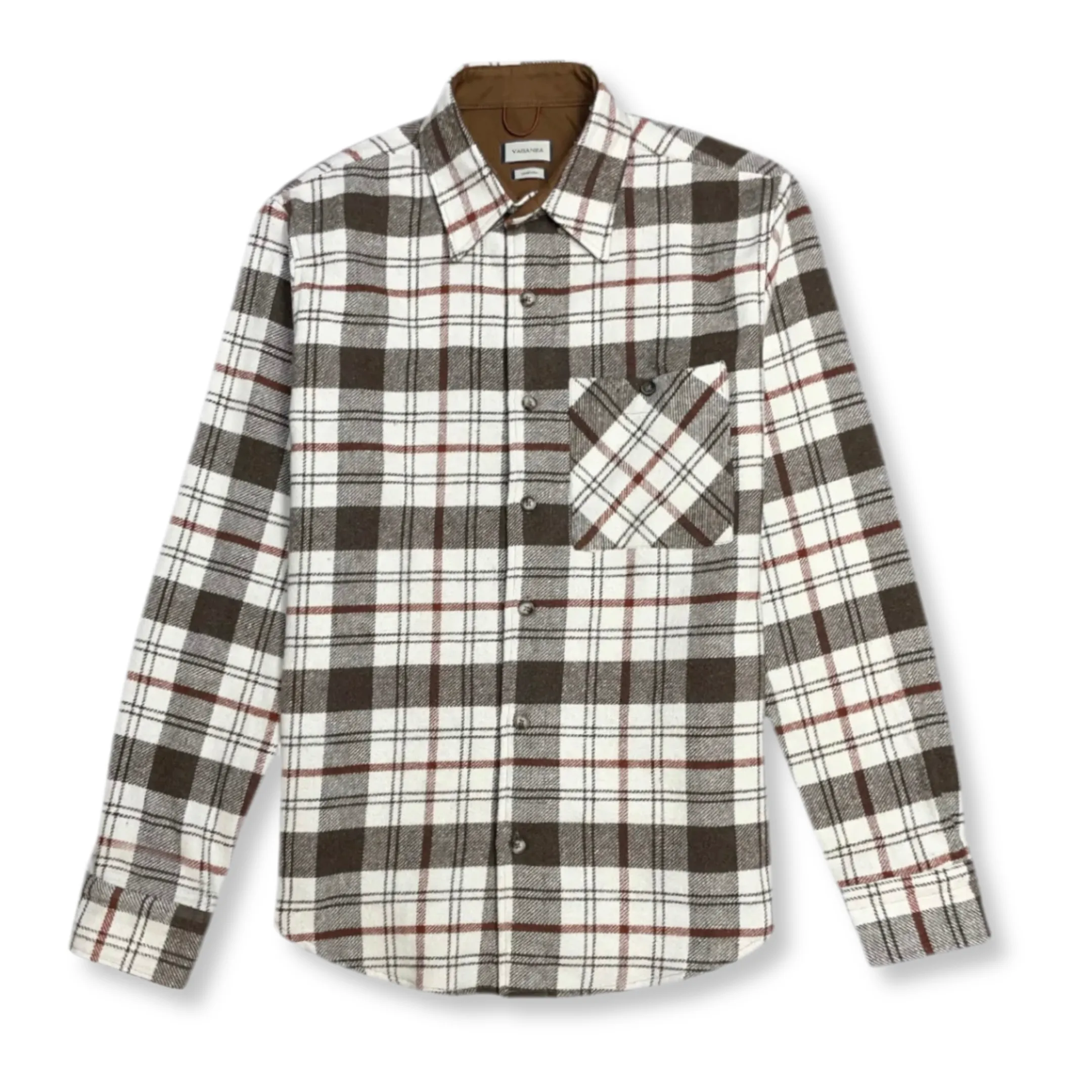 Vinci Plaid Flannel Shirt