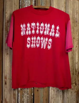 Vintage National Shows Roadcrew Graphic T-Shirt 1970s L