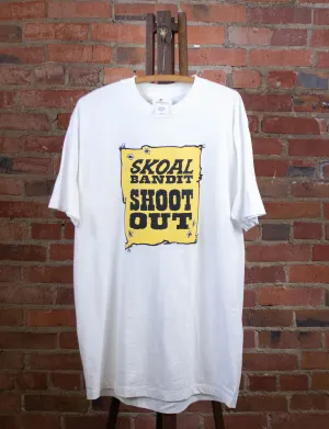 Vintage Skoal Bandit Shootout Deadstock Graphic T Shirt 90s White XL