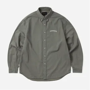 Washed Denim Shirt - Grey